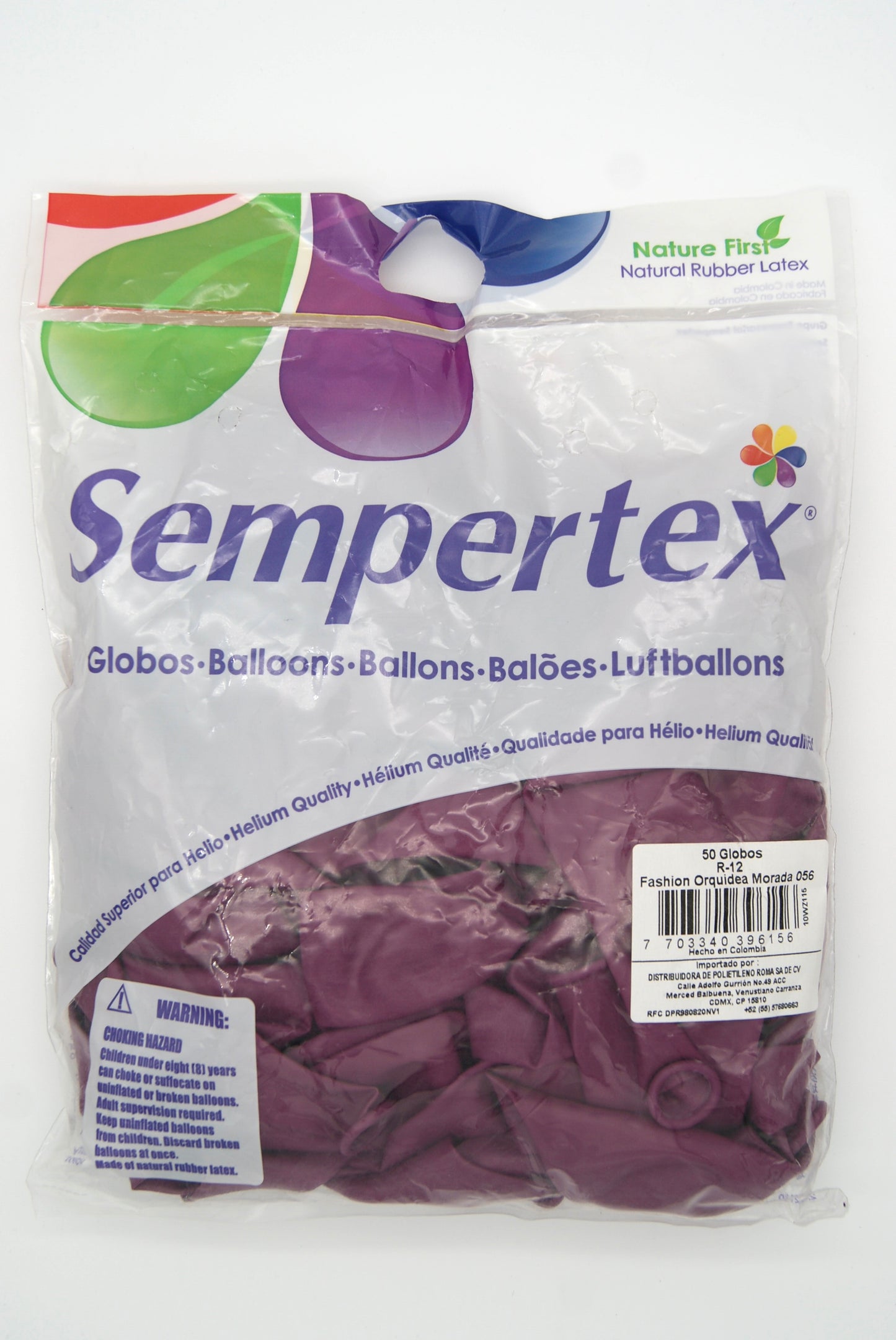 Fashion Orquidea Morada 12" (Bolsa 50pzs) Sempertex