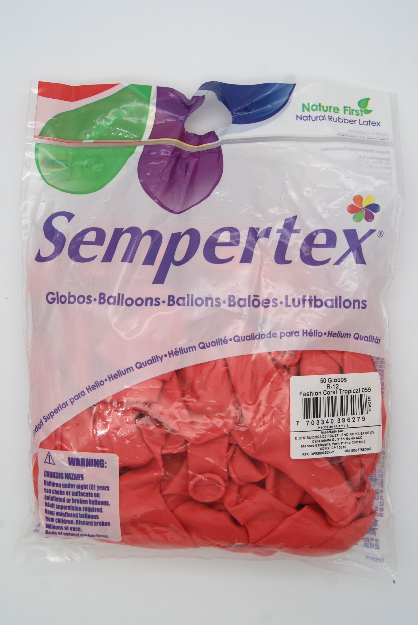 Fashion Coral Tropical 12" (Bolsa 50pzs) Sempertex
