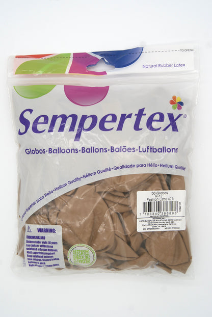 Fashion Latte 12" (Bolsa 50pzs) Sempertex