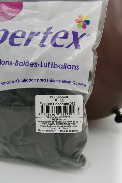 Fashion Chocolate 12" (Bolsa 50pzs) Sempertex