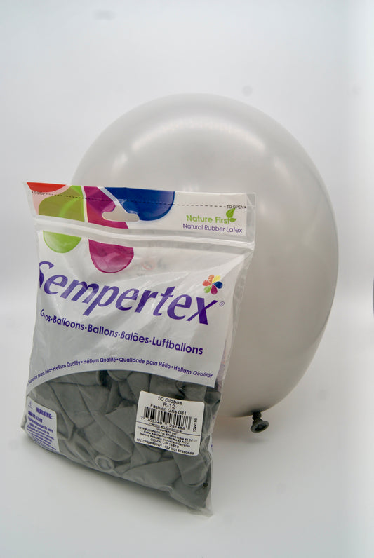 Fashion Gris 12" (Bolsa 50pzs) Sempertex