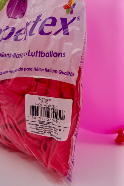 Neon Fucsia 12" (Bolsa 50pzs) Sempertex