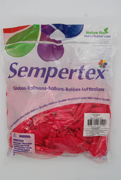 Neon Fucsia 12" (Bolsa 50pzs) Sempertex