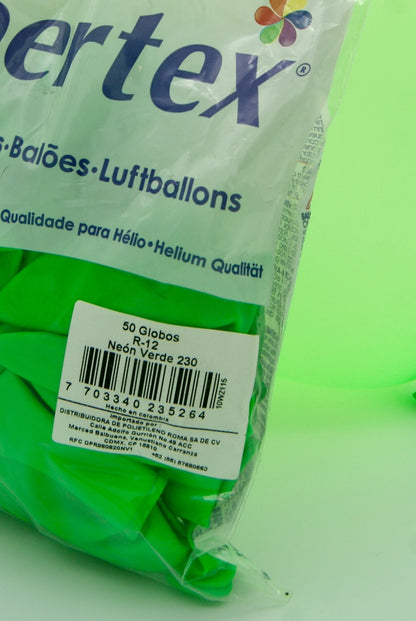 Neon Verde 12" (Bolsa 50pzs) Sempertex