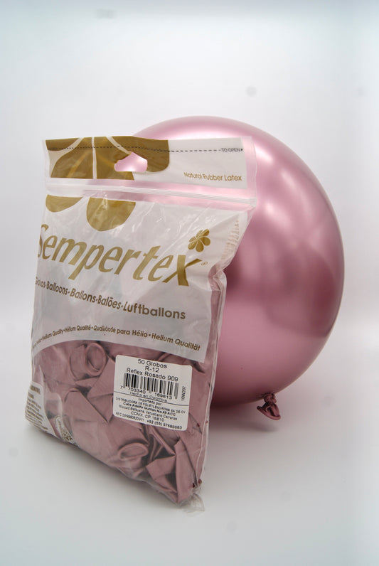 Reflex Rosado 12" (Bolsa 50pzs) Sempertex