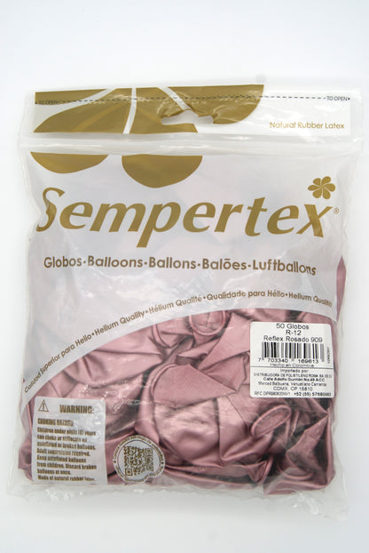 Reflex Rosado 12" (Bolsa 50pzs) Sempertex