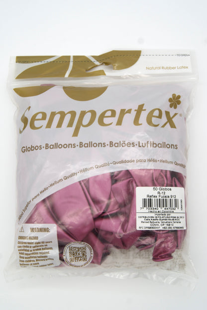 Reflex Fucsia 12" (Bolsa 50pzs) Sempertex