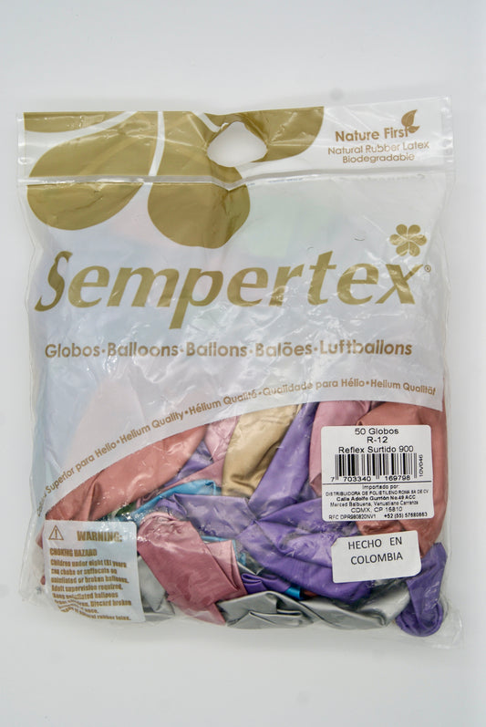 Reflex Surtido 12" (Bolsa 50pzs) Sempertex