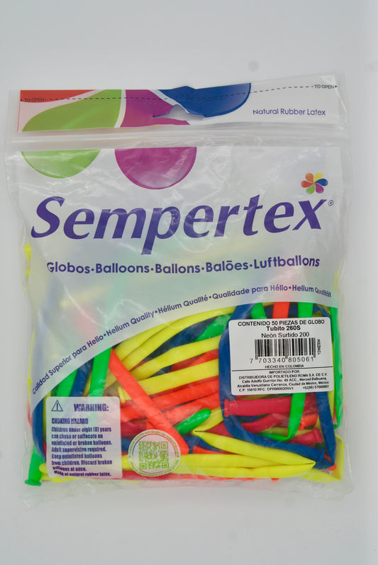 Neon Surtido T260 (Bolsa 50pzs) Sempertex