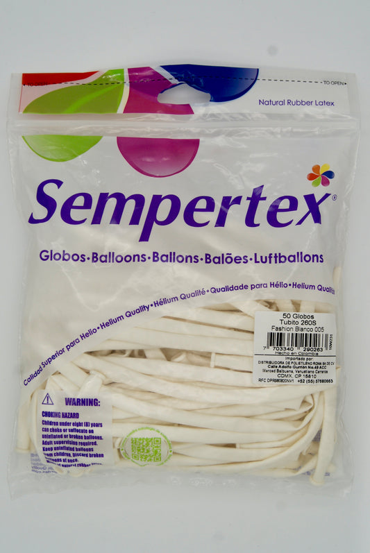 Fashion Blanco T260 (Bolsa 50pzs) Sempertex