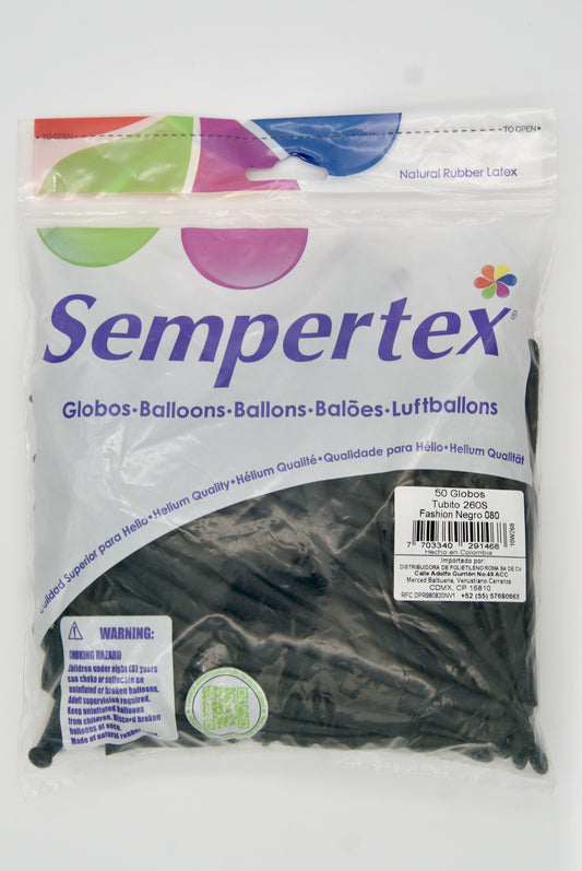Fashion Negro T260 (Bolsa 50pzs) Sempertex
