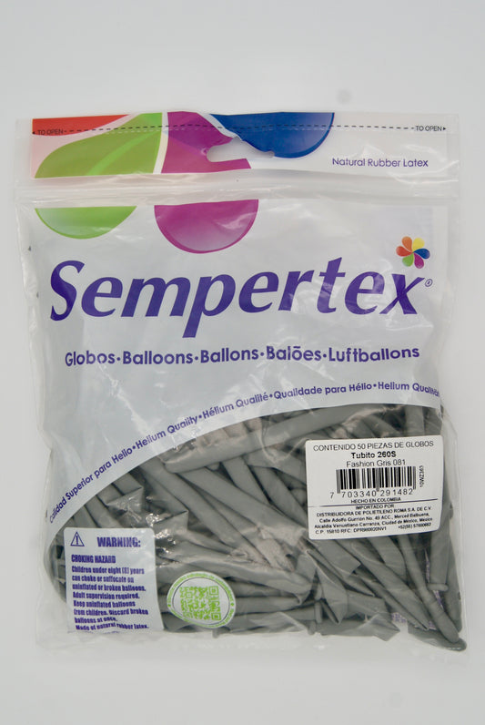 Fashion Gris T260 (Bolsa 50pzs) Sempertex
