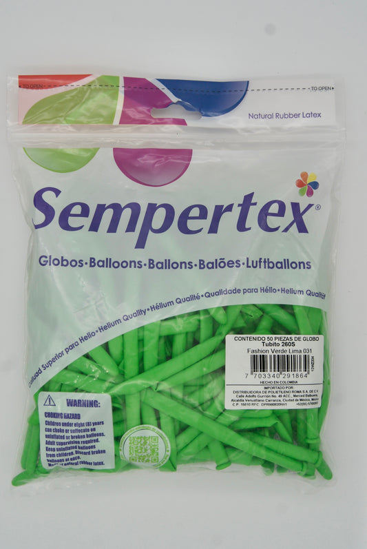 Fashion Verde Lima T260 (Bolsa 50pzs) Sempertex