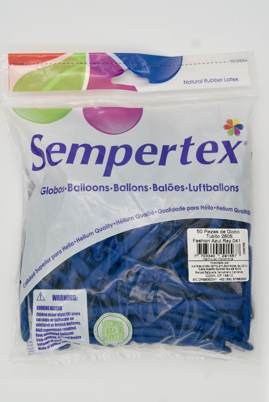 Fashion Azul Rey T260 (Bolsa 50pzs) Sempertex