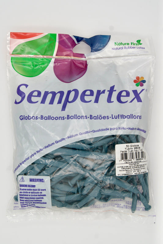 Pastel Dusk Azul T260 (Bolsa 50pzs) Sempertex