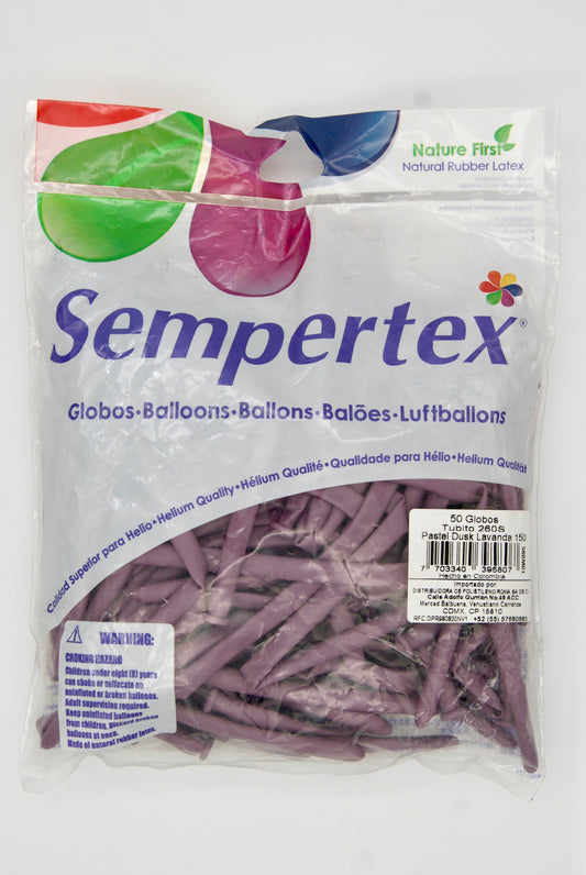 Pastel Dusk Lavanda T260 (Bolsa 50pzs) Sempertex
