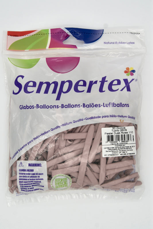 Pastel Dusk Rosa T260 (Bolsa 50pzs) Sempertex