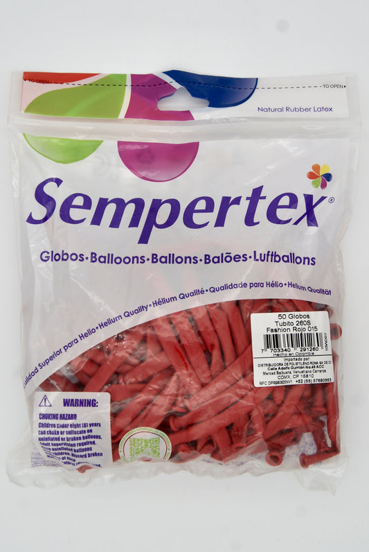Fashion Rojo T260 (Bolsa 50pzs) Sempertex