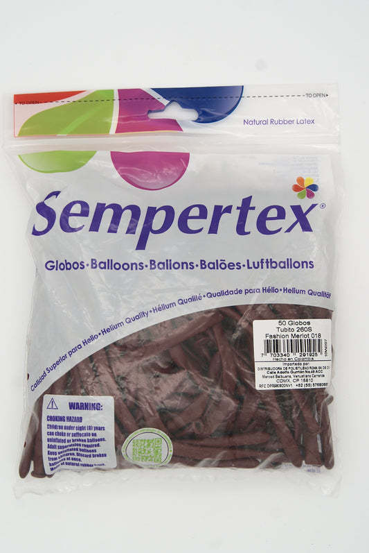 Fashion Merlot T260 (Bolsa 50pzs) Sempertex