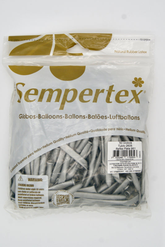 Reflex Plata T260 (Bolsa 50pzs) Sempertex