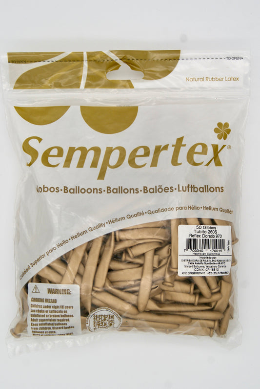 Reflex Dorado T260 (Bolsa 50pzs) Sempertex