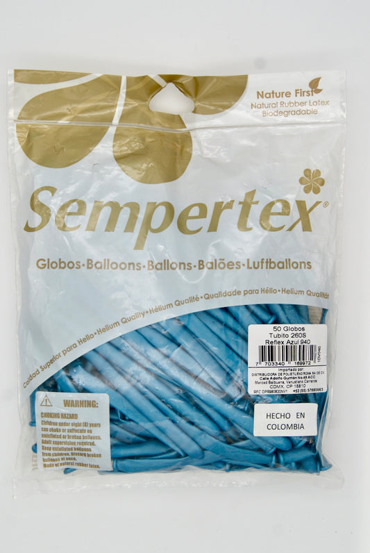 Reflex Azul T260 (Bolsa 50pzs) Sempertex