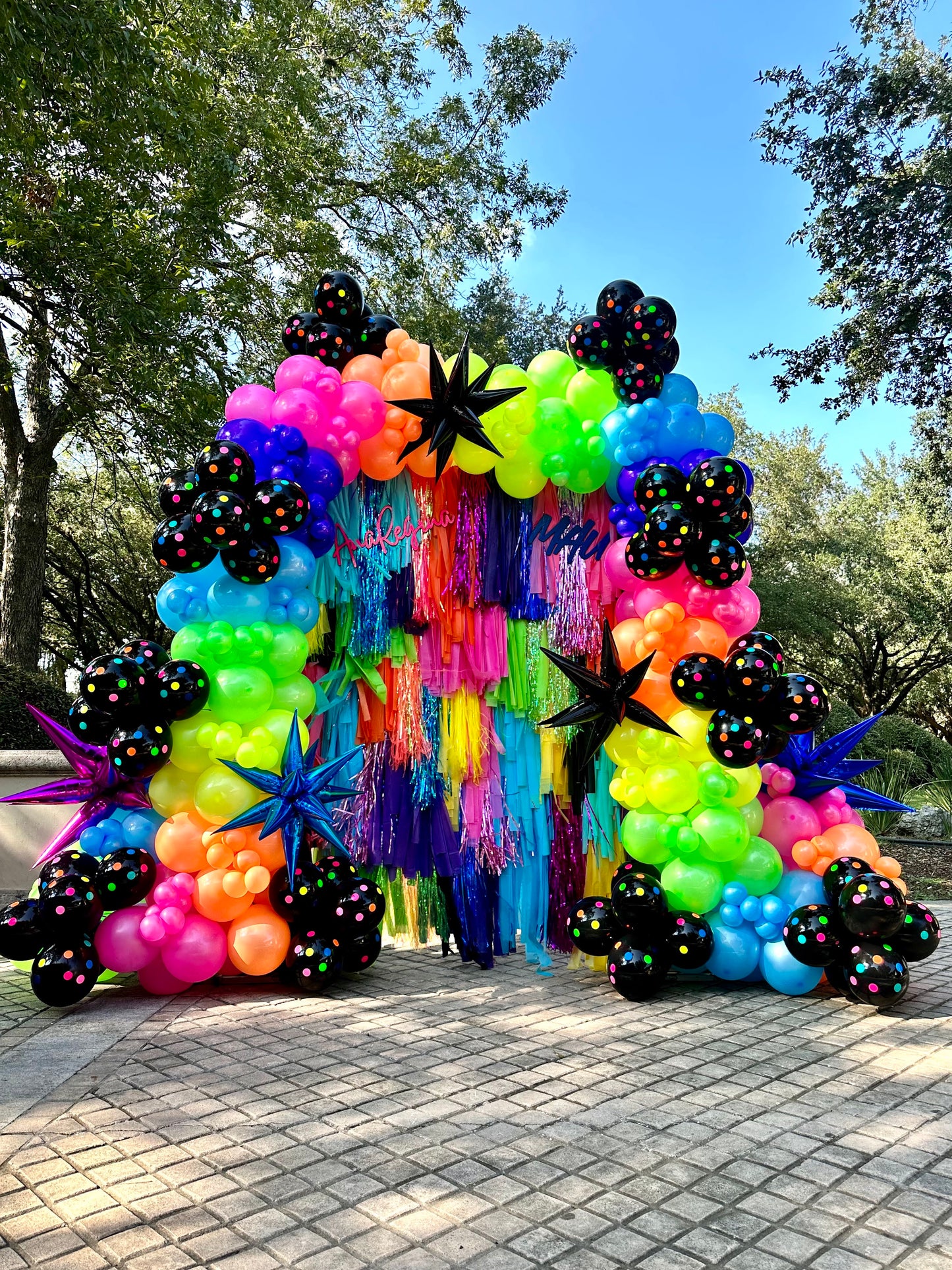 Neon Pared Mechas
