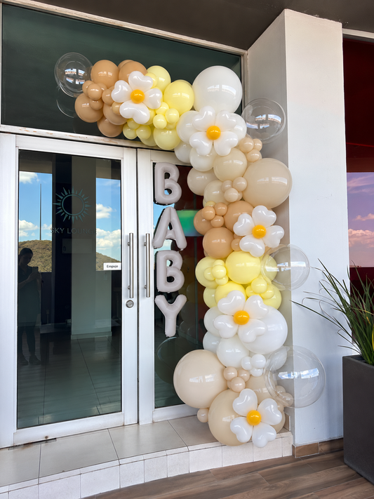 3 Metros de Guirnalda Gender Reveal "Baby" (Con Instalación)