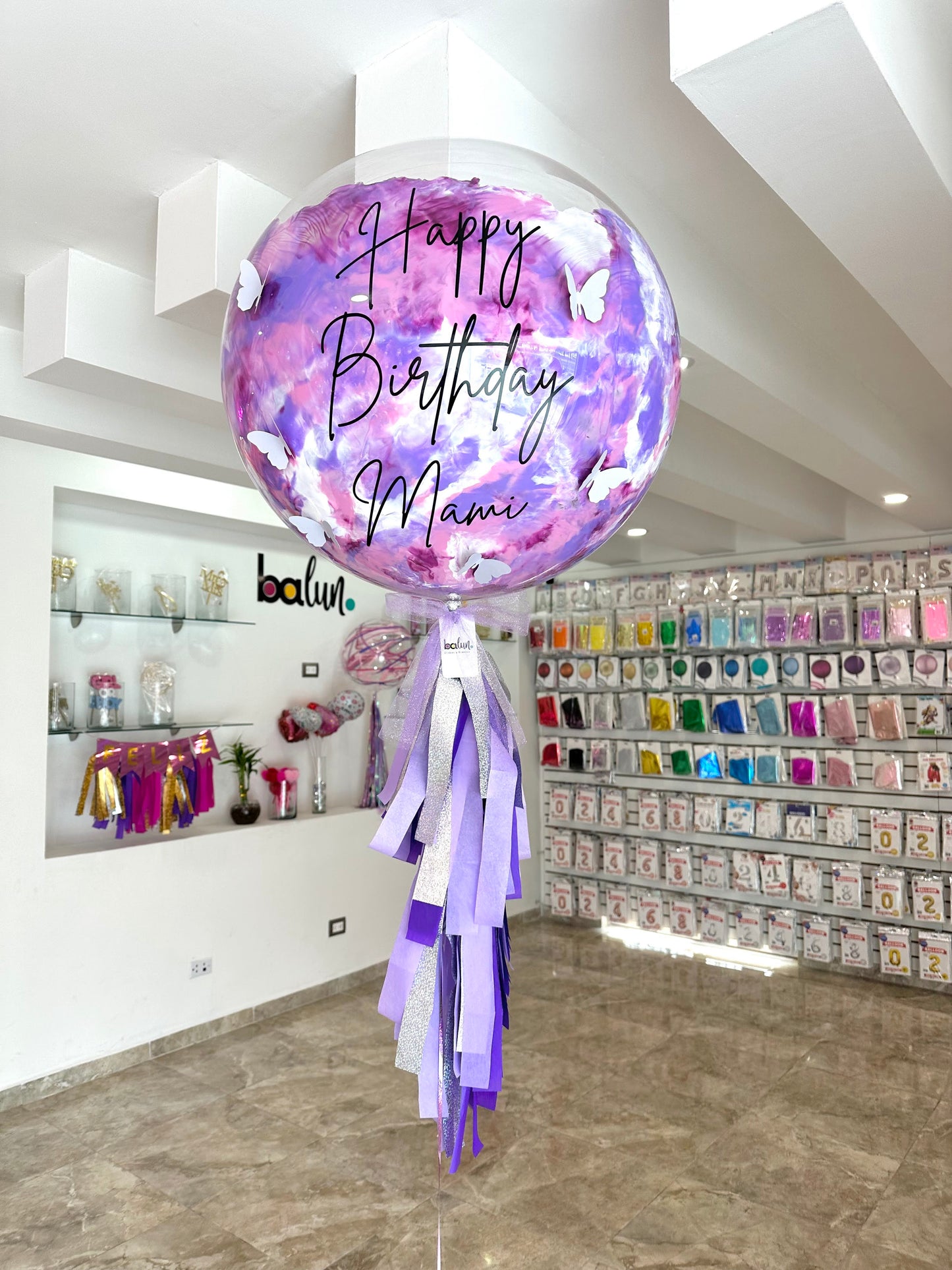 Globo Burbuja + Mariposas