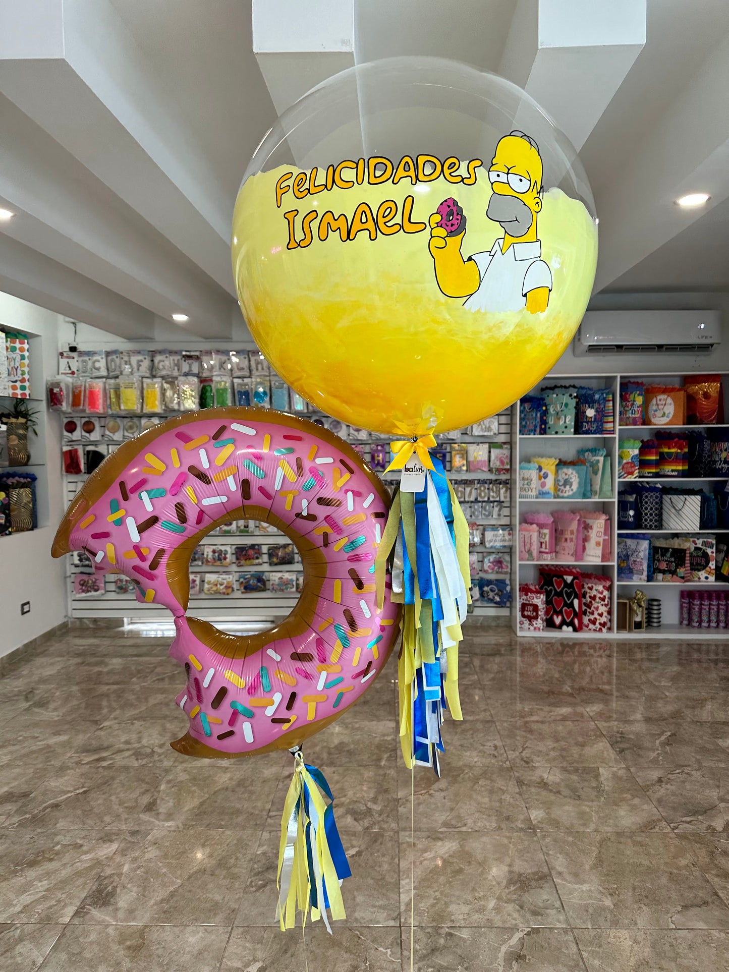 Globo Burbuja Simpson + 1 Dona