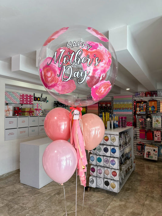 Globo Burbuja + 3 Látex