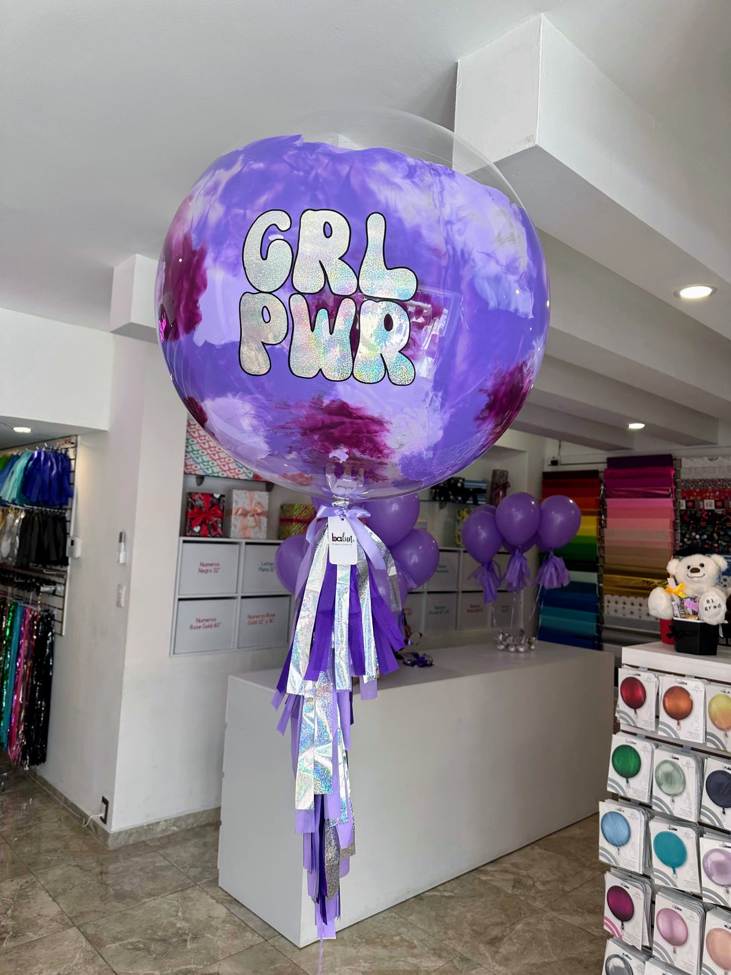 Globo Burbuja Girl Power