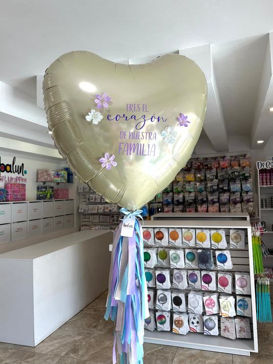 Corazón Jumbo + Florecitas