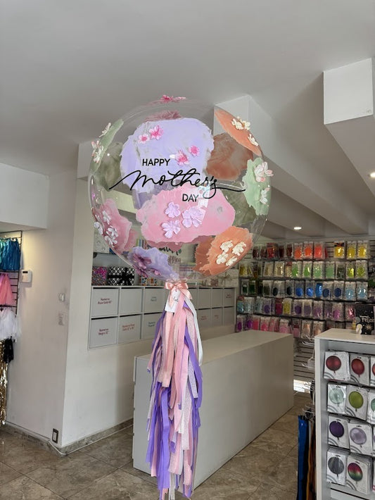 Globo Burbuja con Florecitas