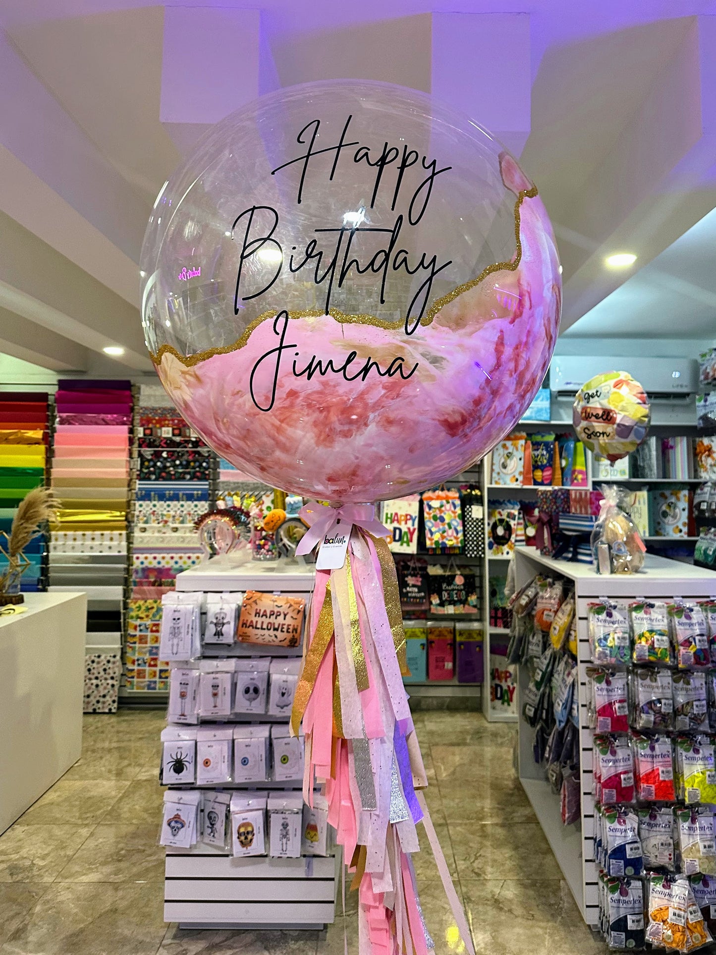 Globo Burbuja + Diamantina