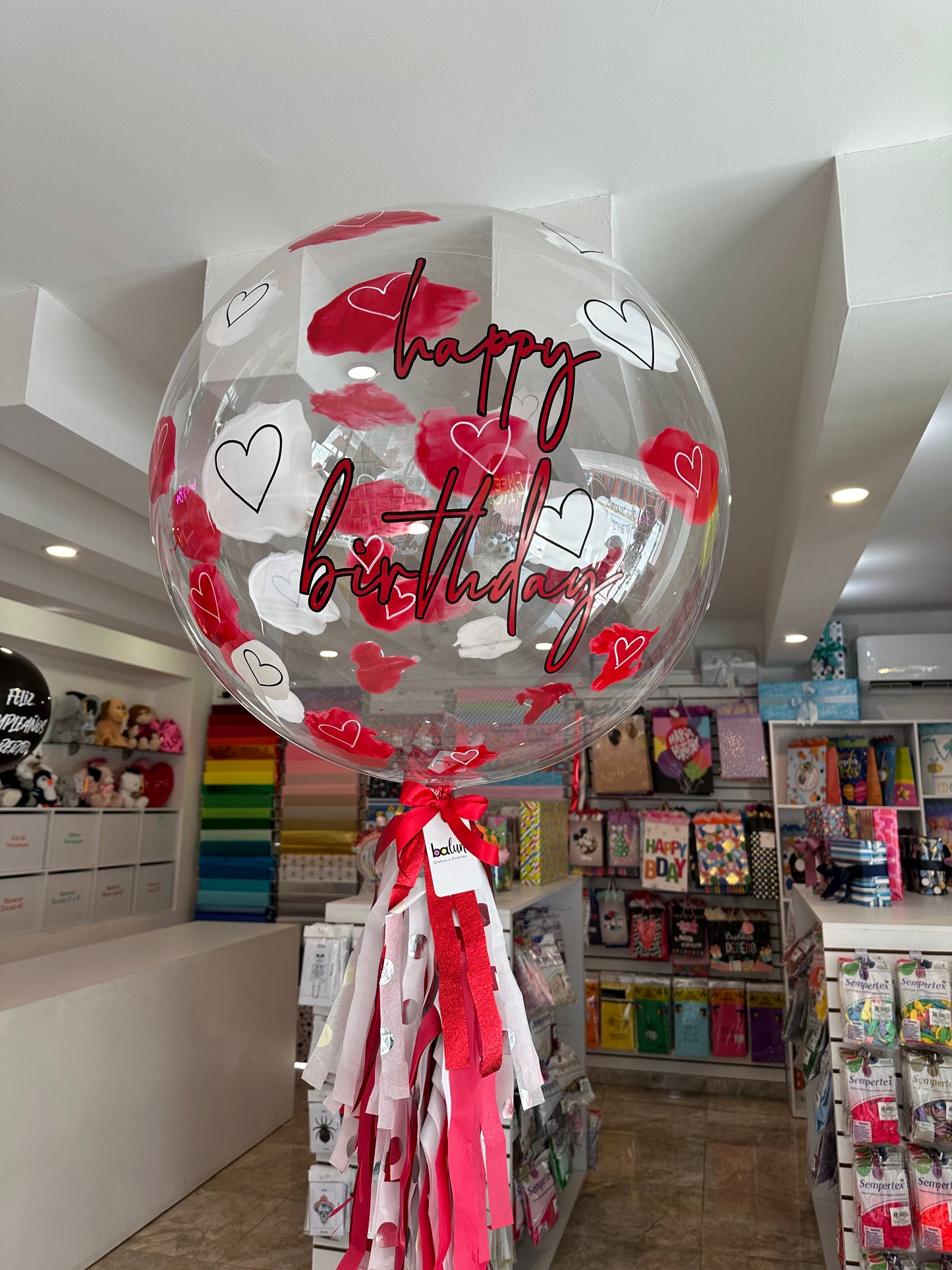 Globo Burbuja Corazones