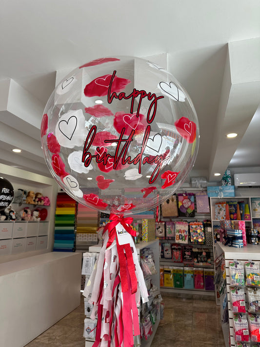 Globo Burbuja Corazones