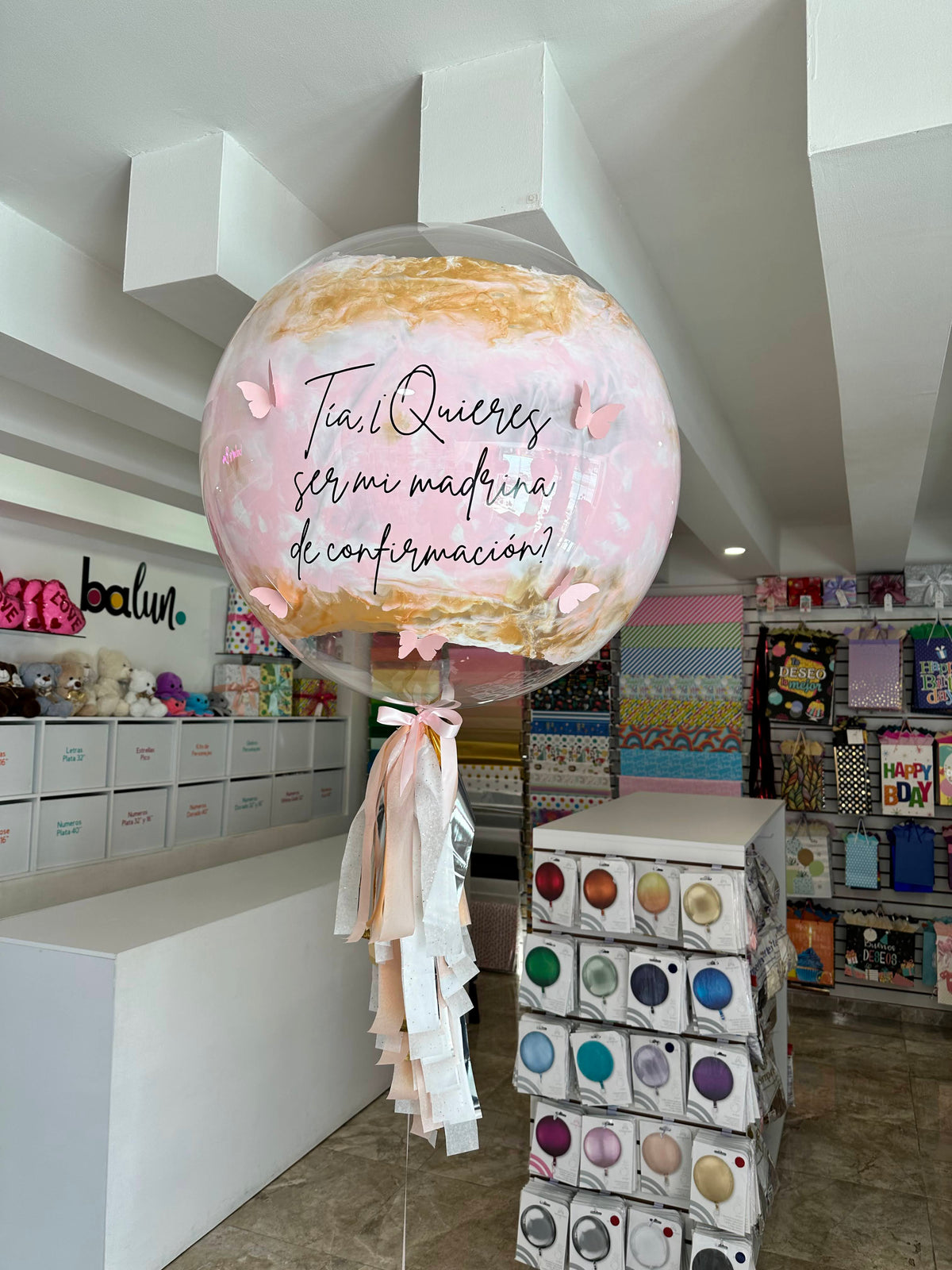 Globo Burbuja + Maripositas