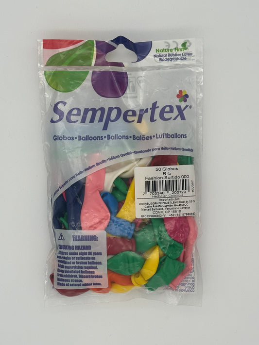 Fashion Surtido 5" (Bolsa 50pzs) Sempertexl