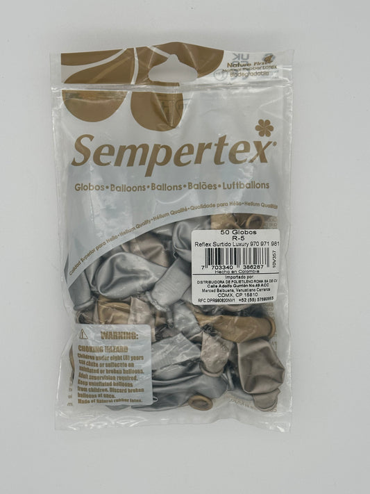 Reflex Surtido Luxury 5" (Bolsa 50pzs) Sempertex