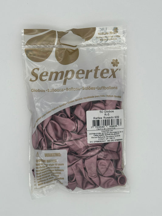 Reflex Rosado 5" (Bolsa 50pzs) Sempertex