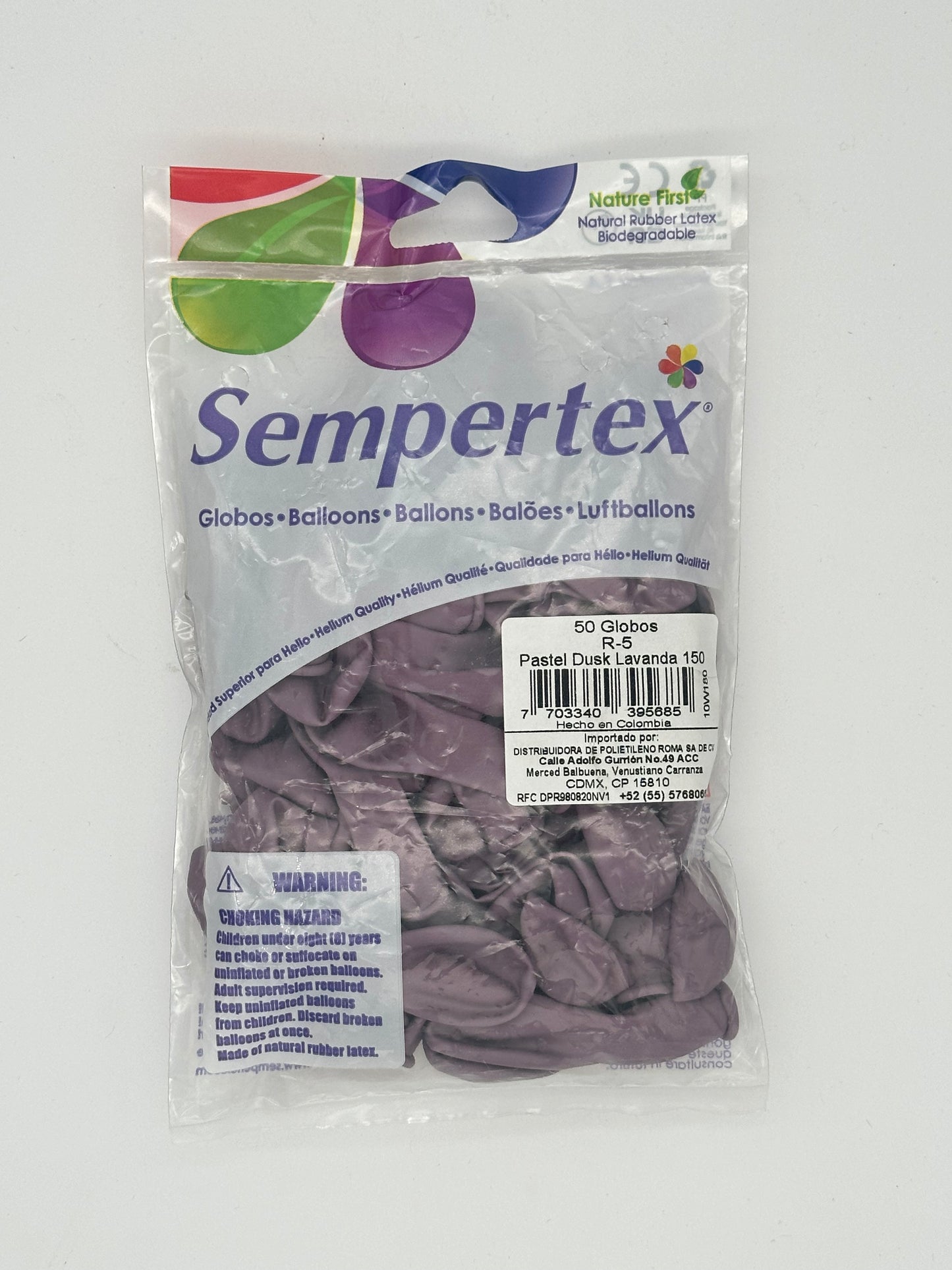 Pastel Dusk 5" Sempertex (Bolsa 50pzs)