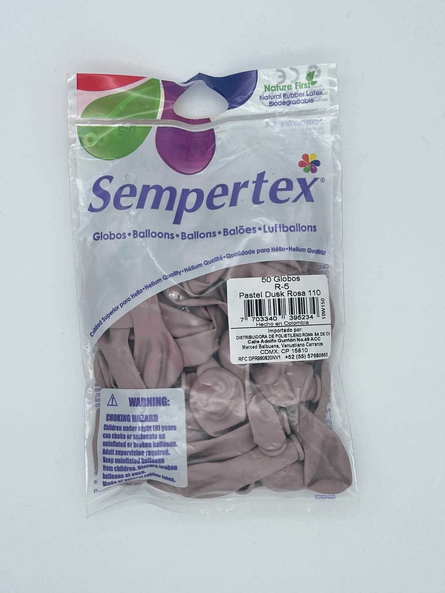 Pastel Dusk 5" Sempertex (Bolsa 50pzs)