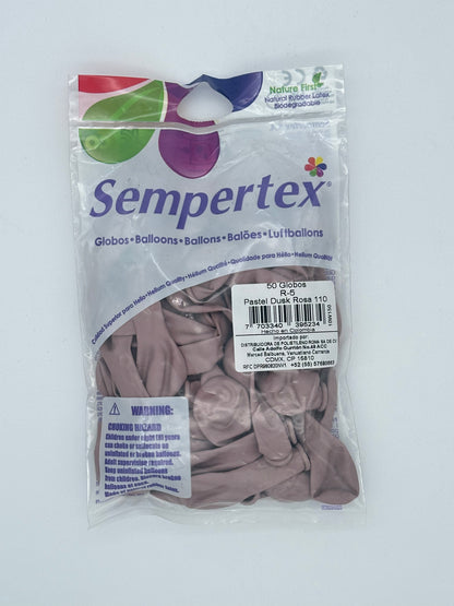 Pastel Dusk 5" Sempertex (Bolsa 50pzs)