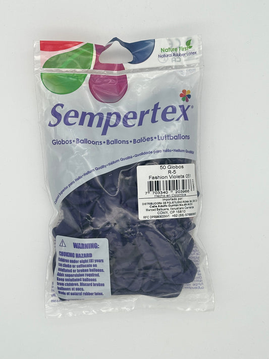 Fashion Violeta 5" (Bolsa 50pzs) Sempertex
