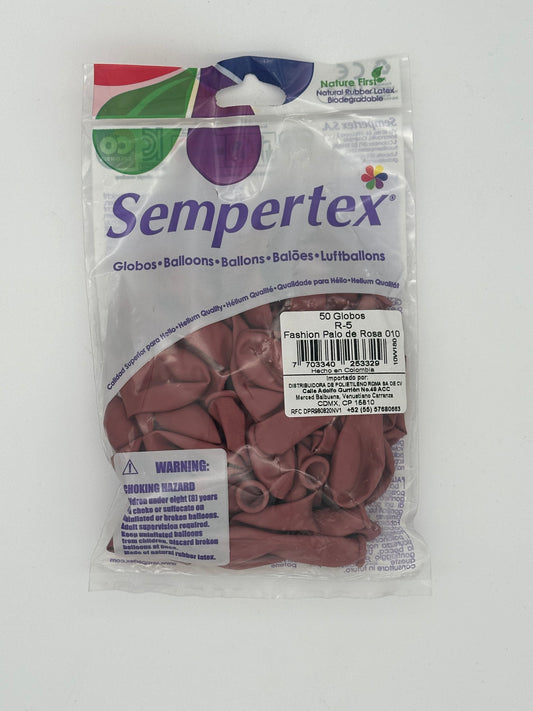 Fashion Palo de Rosa 5" (Bolsa 50pzs) Sempertex