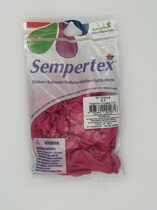 Fashion Fucsia 5" (Bolsa 50pzs) Sempertex