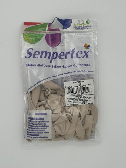 Pastel Dusk 5" Sempertex (Bolsa 50pzs)