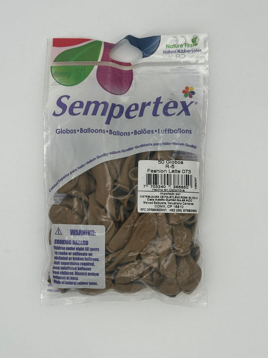 Fashion Latte 5" (Bolsa 50pzs) Sempertex