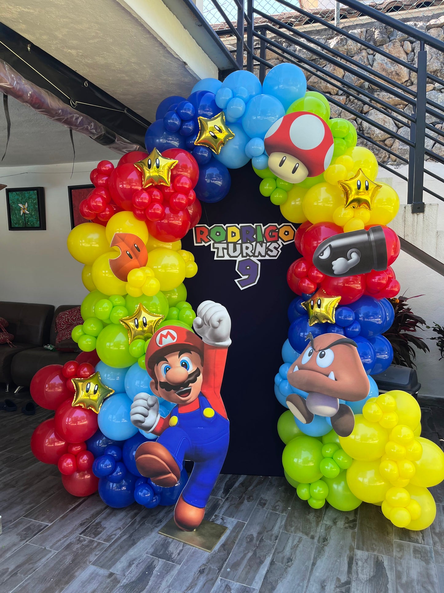 Mampara Temática Mario Bros